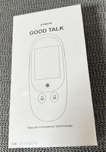 【音声翻訳機】 GOOD TALK 翻訳機 新品未使用⭐︎ 新品GOODTALK 音声翻訳機 グレー - メルカリ